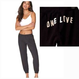 Spiritual Gangster One Love Women’s Black Sweatpants Size XS